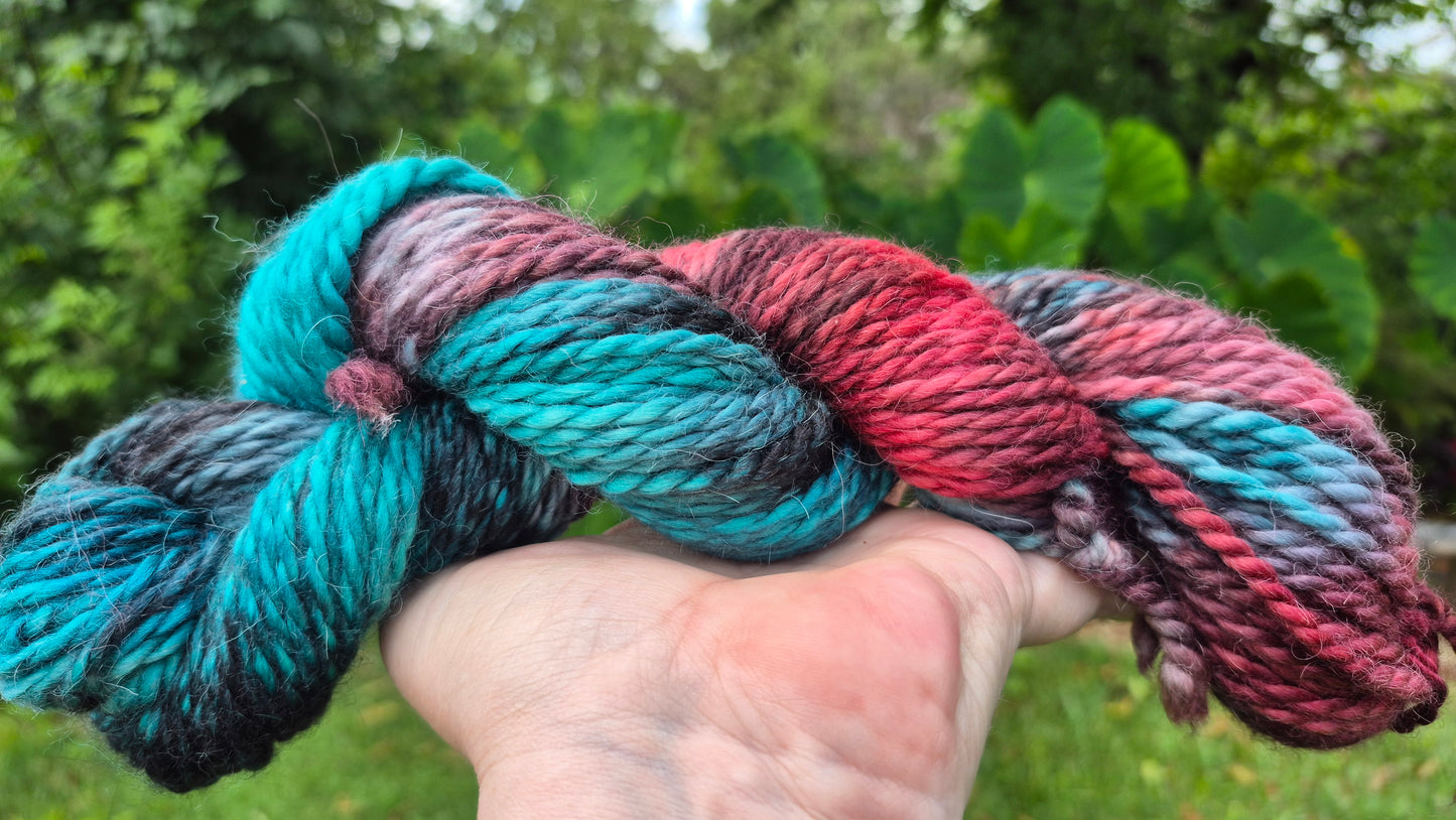 Nebula - Hand Dyed Chunky 100% Alpaca Yarn