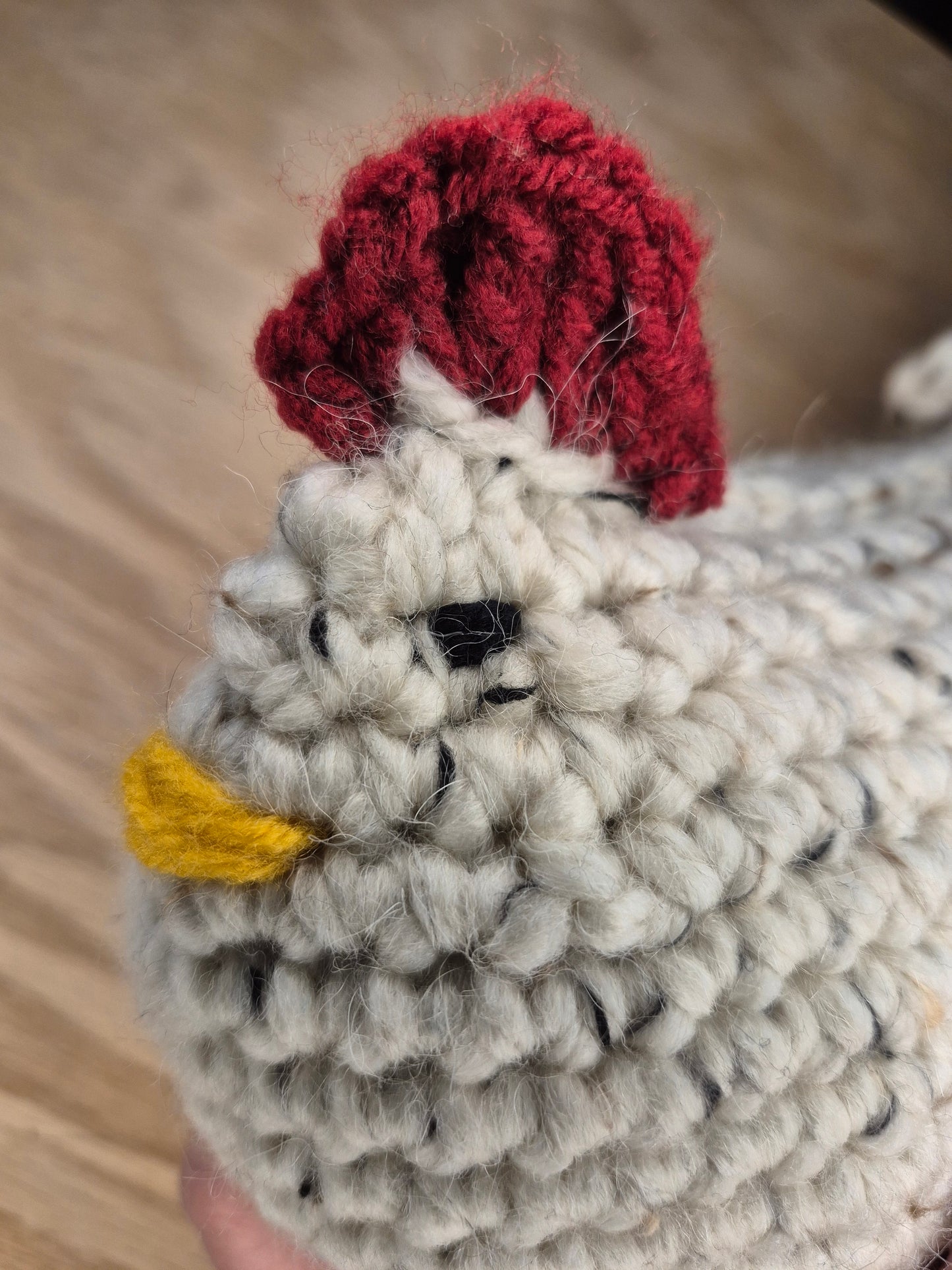 Clucky the Chunky Crochet Chicken