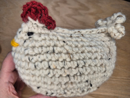 Clucky the Chunky Crochet Chicken