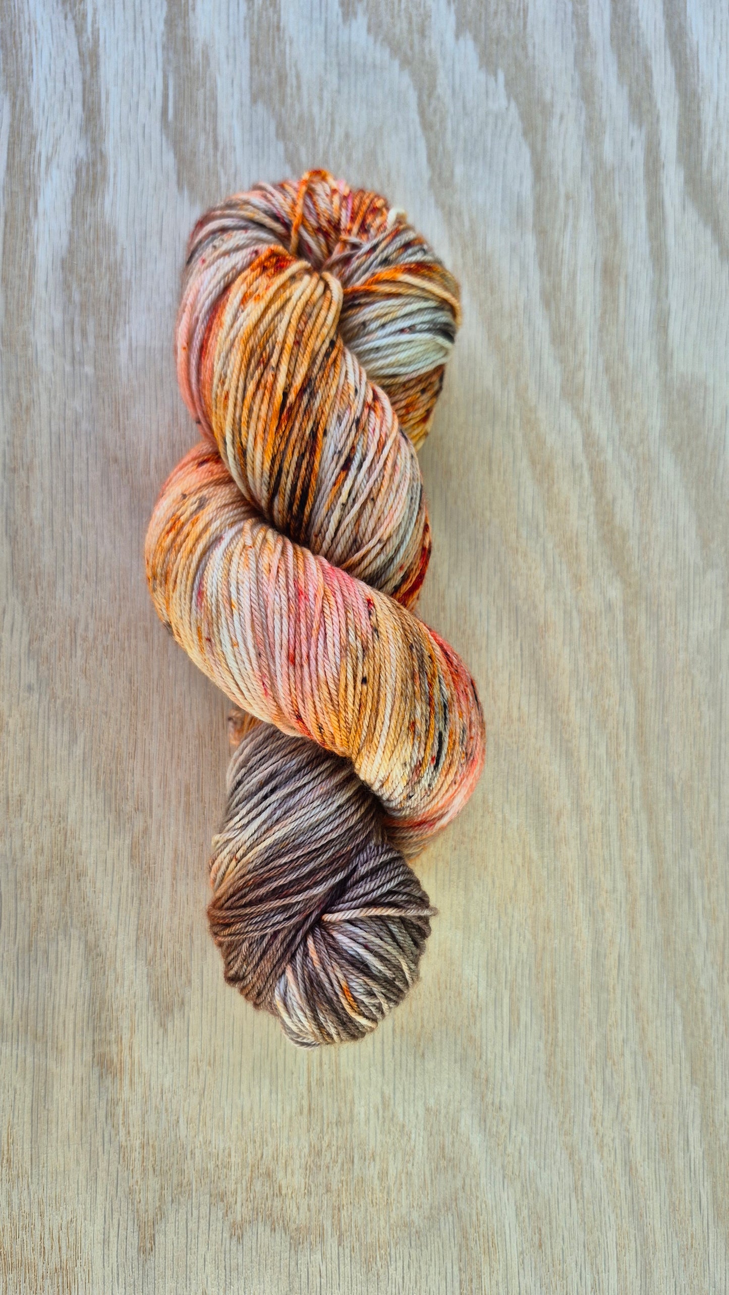 Autumn Sunset - Hand Dyed Fingering Sock Yarn