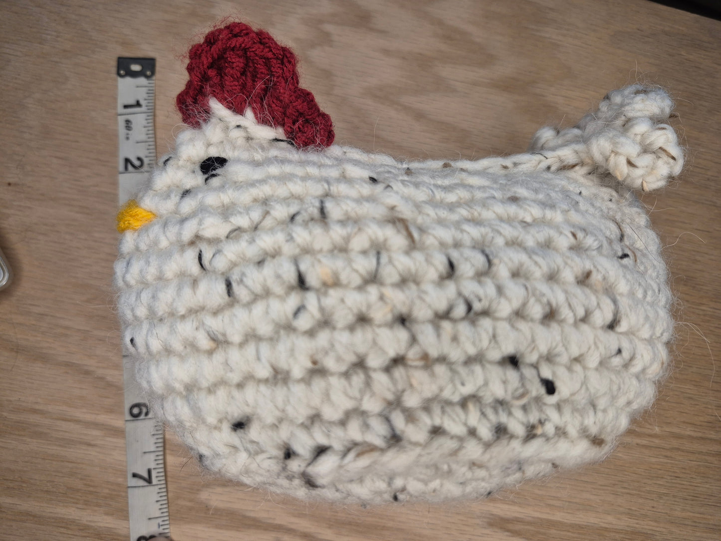Clucky the Chunky Crochet Chicken