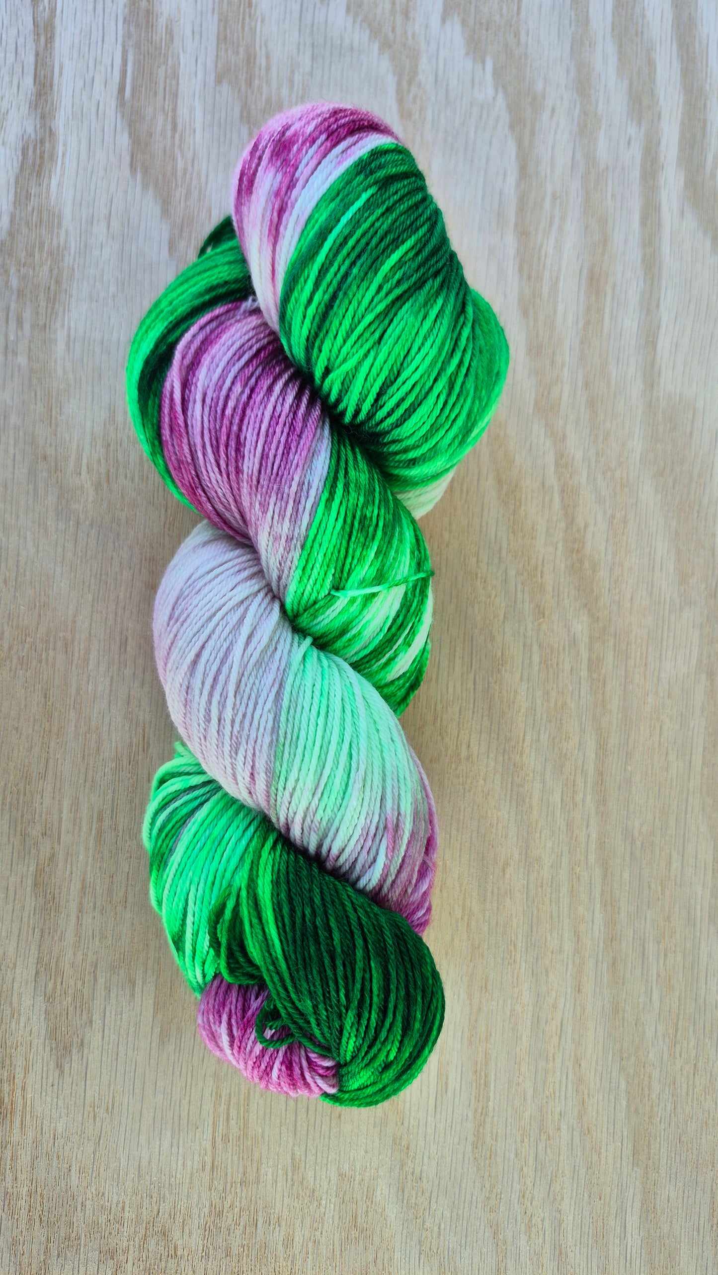 Tiptoe through the Tulips - Hand Dyed Fingering Sock Yarn
