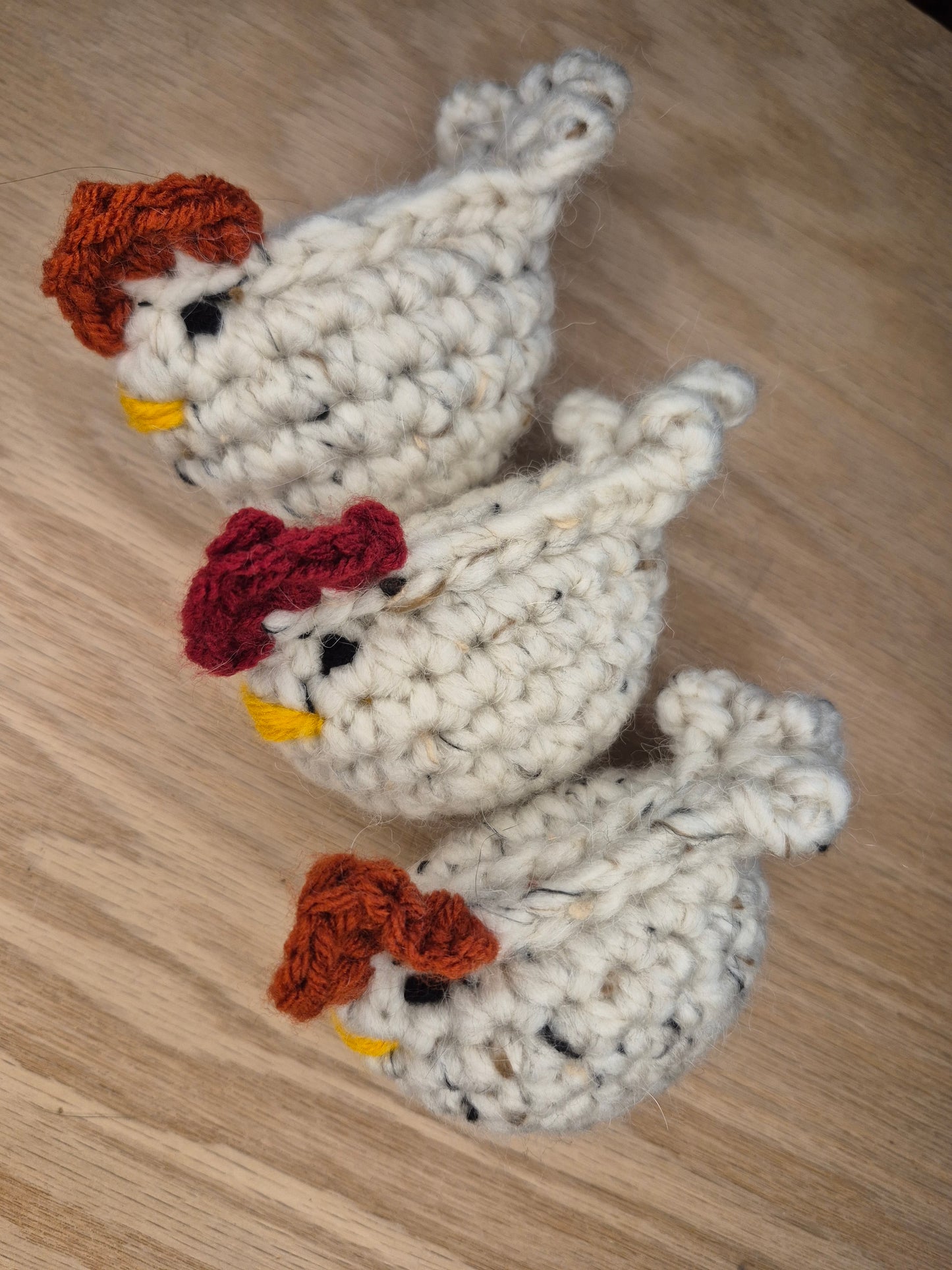 Mini Clucks - Chunky Crochet Chickens